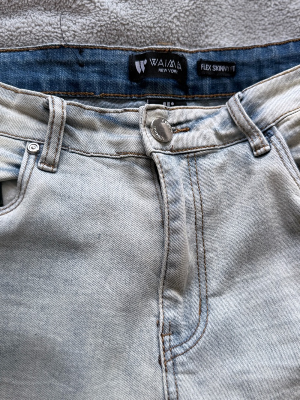 Waimea New York Flex Skinny Fit Jeans Light Wash Men's Size 34 - Picture 4 of 5